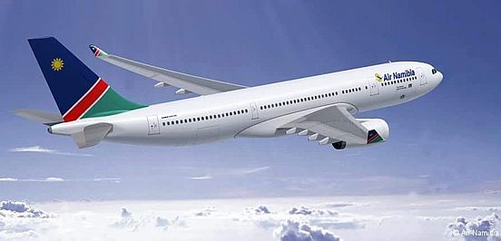 Flieger nach Namibia