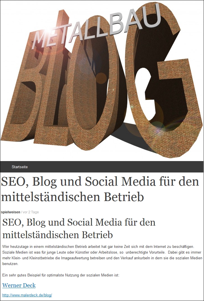 Metallbau-Blog