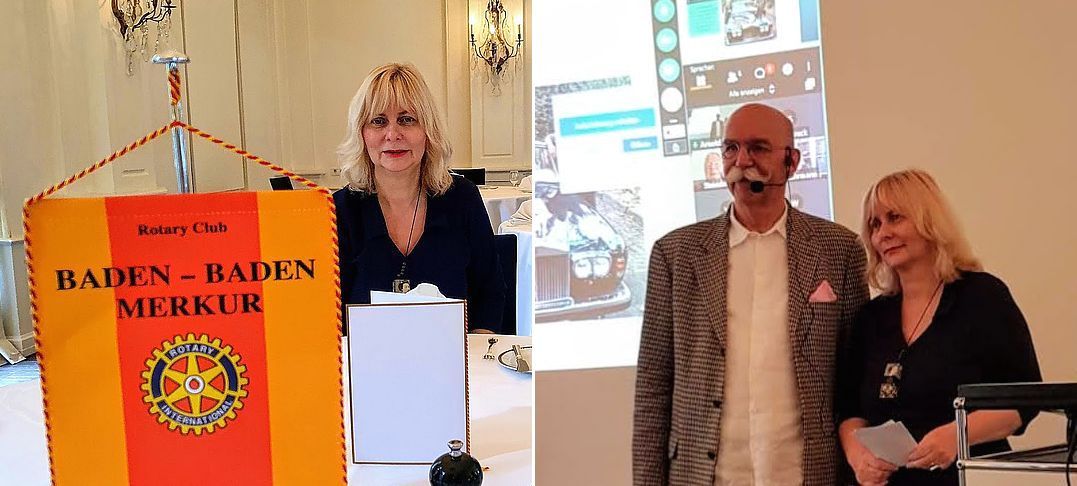 Vortrag Social Media Werner Deck bei Rotary Baden-Baden Moderartion 