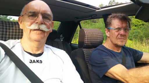Start zur Radtour Es geht los
